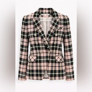Veronica Beard Multicolor Plaid Blazer
